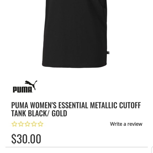 3/30 Puma- Womens Essential Cutoff - Picture 4 of 4